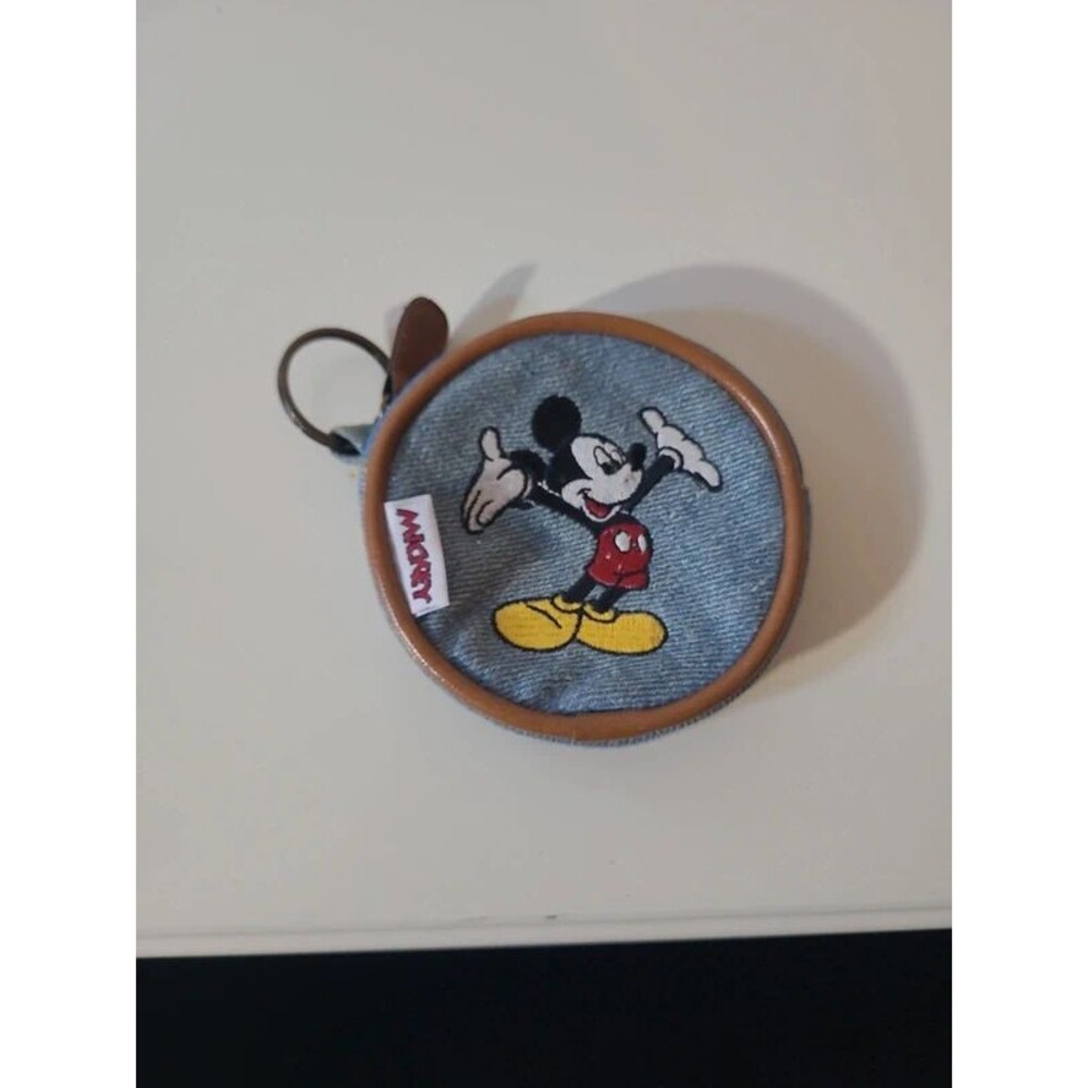 Mickey Unlimited Denim Mickey Mouse Unlimited Coin Pouch Disney Character